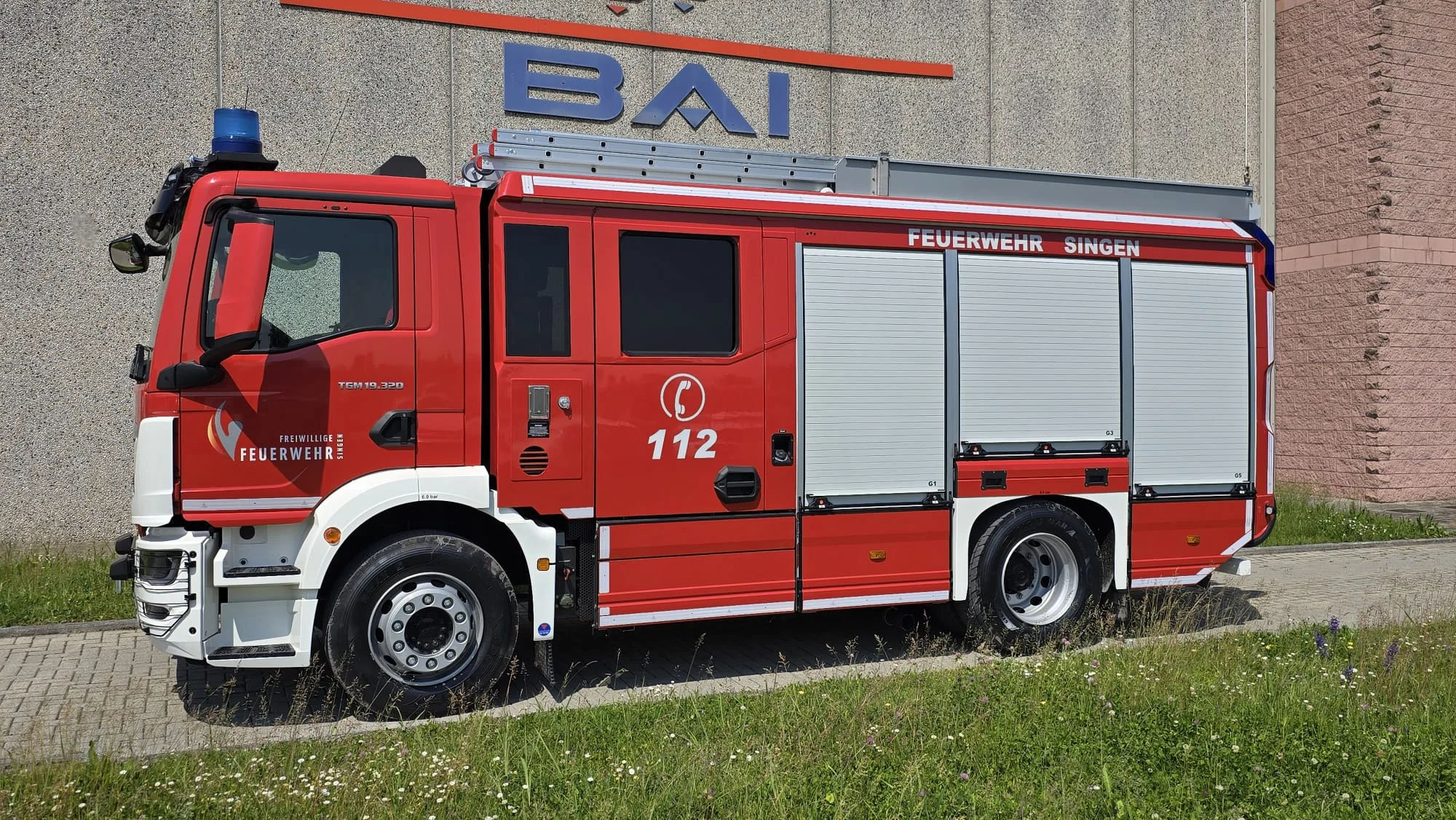 LF 10 Feuerwehrfahrzeug der Feuerwehr Singen